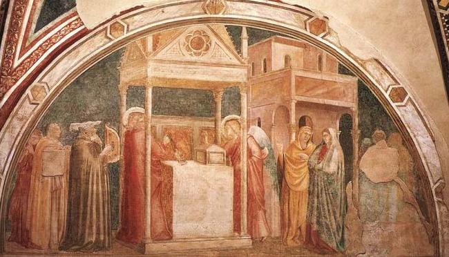GIOTTO di Bondone Annunciation to Zacharias China oil painting art
